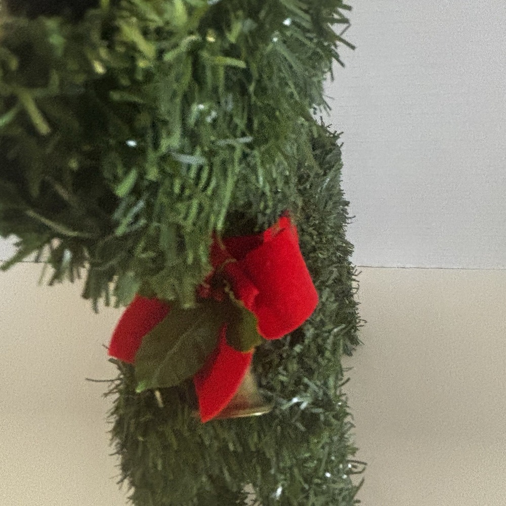 Artificial Grass Reindeer Christmas Decor Holiday Garland Greenery Topiary - Picture 5 of 5